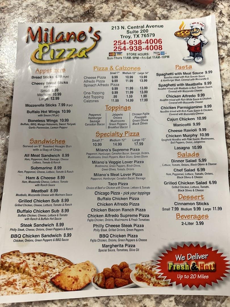 Milano's Pizza